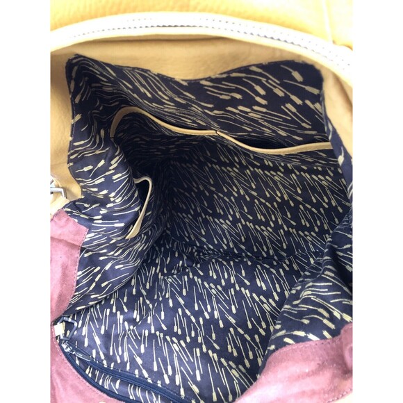 LIEBESKIND Berlin Mustard Leather Shoulder Hobo Bag Large With Shoulder Strap - Picture 10 of 16